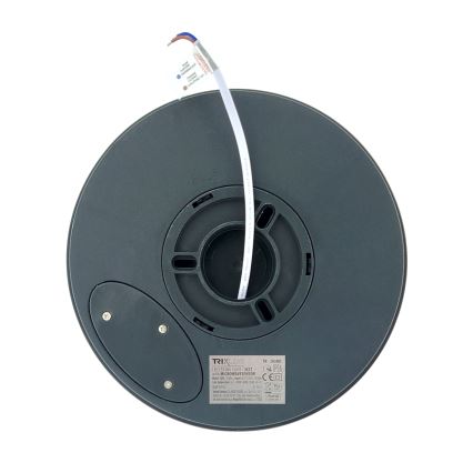Candeeiro de tecto LED para casa de banho com sensor de movimento LED/20W/230V 3000/4000/6500K Ø 23 cm IP54 antracite