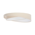 Plafon LED de tecto GALAXY MODERN LED/24W/230V Ø 55 cm creme/branco