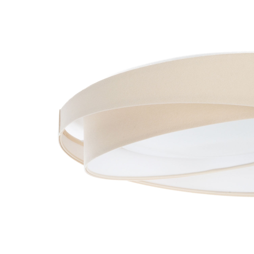 Plafon LED de tecto GALAXY MODERN LED/24W/230V Ø 55 cm creme/branco