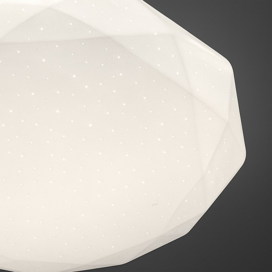 Luminária de teto LED regulável HEX LED/72W/230V 3000-6000K Ø 50 cm branca + controlo remoto