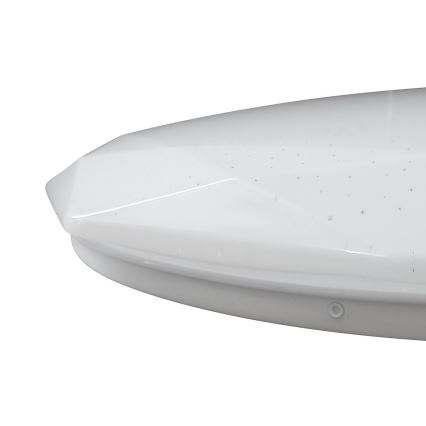 Luminária de teto LED regulável HEX LED/72W/230V 3000-6000K Ø 50 cm branca + controlo remoto