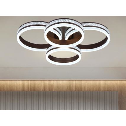 Plafon LED dimerizável LED/150W/230V 3000-6500K + comando remoto