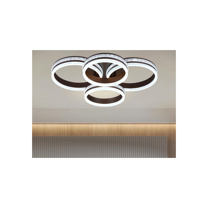 Plafon LED dimerizável LED/150W/230V 3000-6500K + comando remoto