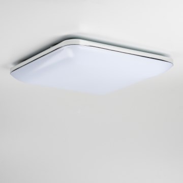 Plafon LED dimerizável LED/42W/230V 3000-6500K 49x49 cm branco + comando remoto