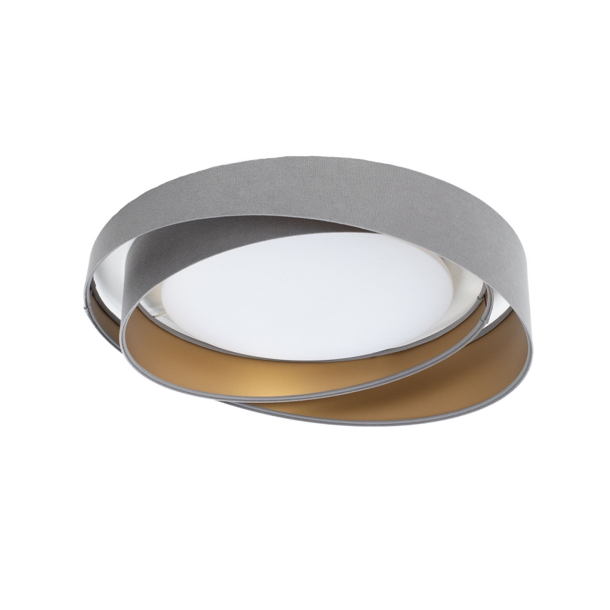 Luminária de teto LED compatível com dimmer SMART GALAXY MODERN LED/24W/230V 3000–6500K, diâmetro 55 cm, cinzento/dourado + comando remoto