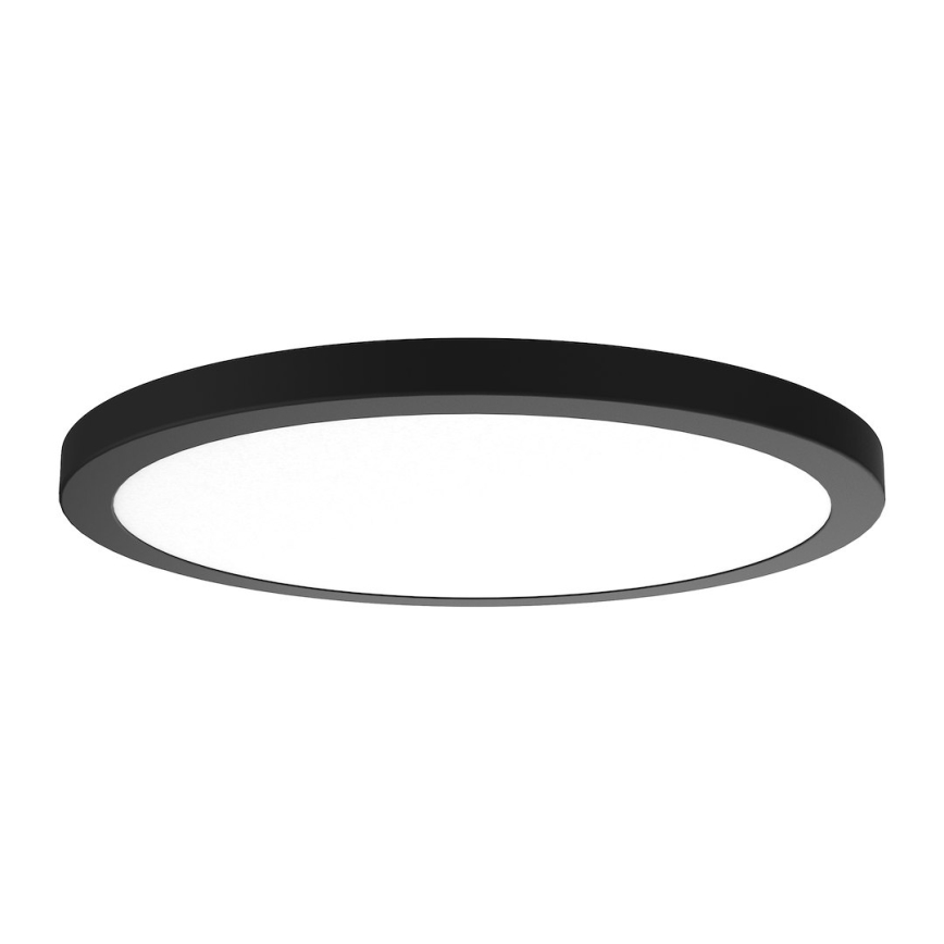Plafon LED EVORA LED/18W/230V 3000/4000/6000K Ø 22,5 cm preto