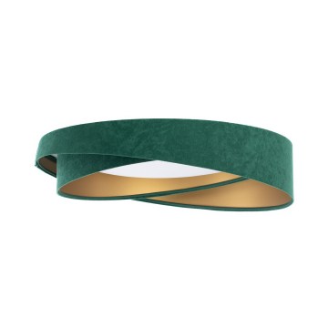 Plafon LED GALAXY MODERN LED/24W/230V Ø 55 cm verde/dourado