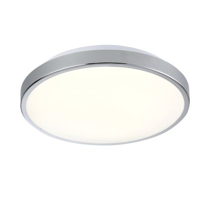 Plafon LED LIBRA 15W 230V 4000K Ø 29 cm, acabamento cromado brilhante
