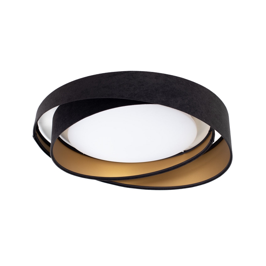 Luminária de teto LED dimerizável SMART GALAXY MODERN LED/24W/230V 3000-6500K Ø 55 cm preto/dourado + controlo remoto