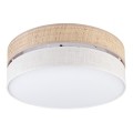 Plafon LED SIRJA BOHO, 36 W, 230 V, 4000 K, Ø 45 cm, bege/creme