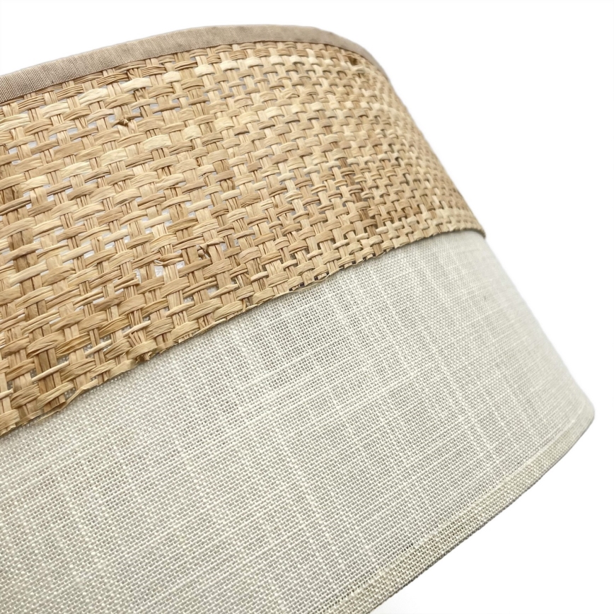 Candeeiro de tecto LED SIRJA BOHO LED/36W/230V 4000K Ø 45 cm bege/creme