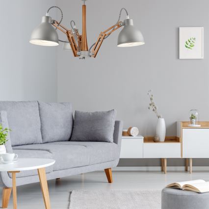 Plafonier MARCELLO 3xE27/60W/230V faia