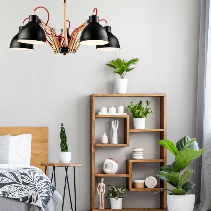 Plafon MARCELLO 5xE27/60W/230V faia