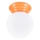 Plafon para casa de banho ZORI 1xG9/8W/230V Ø 12 cm IP44 laranja