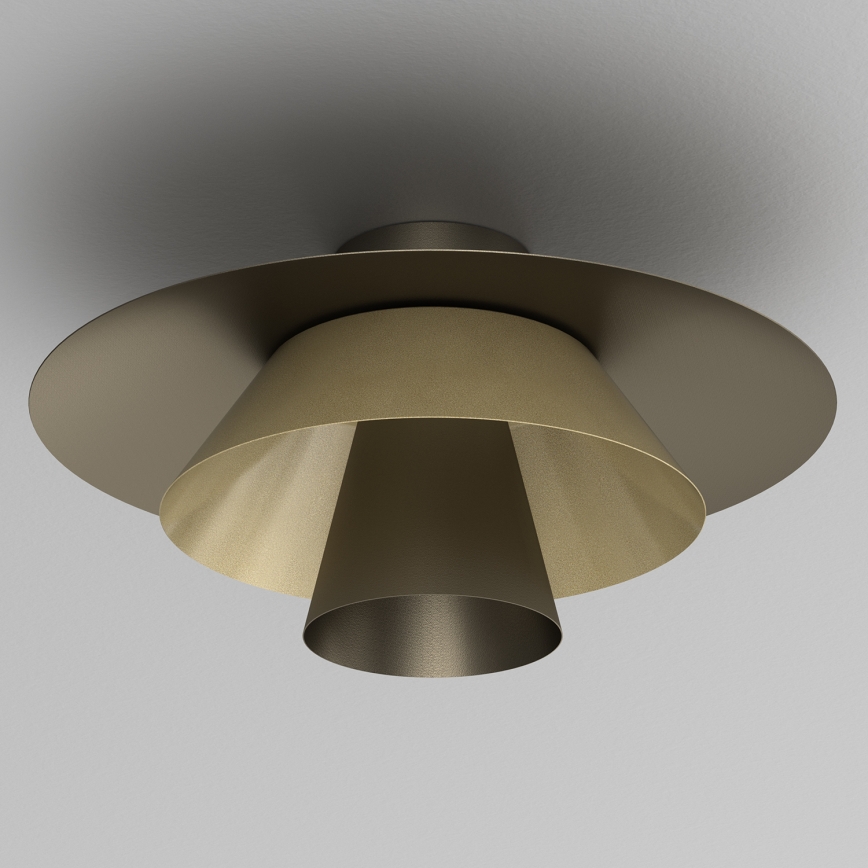 Plafon PLATO 1xE27/15W/230V Ø 32 cm, acabamento em bronze