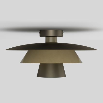 Plafon PLATO 1xE27/15W/230V Ø 32 cm, acabamento em bronze