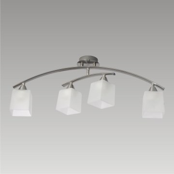 Plafon RAPO 4xE27/40W níquel cetim