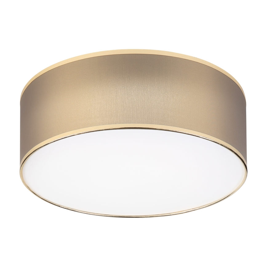 Plafon SIRJA LED 20W/230V 4000K Ø 35 cm castanho/dourado
