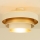 Plafon WENTA 1xE27/60W/230V Ø 50 cm bege/dourado