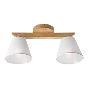 Plafonier ANTONIO embutido 2xE14/40W/230V carvalho