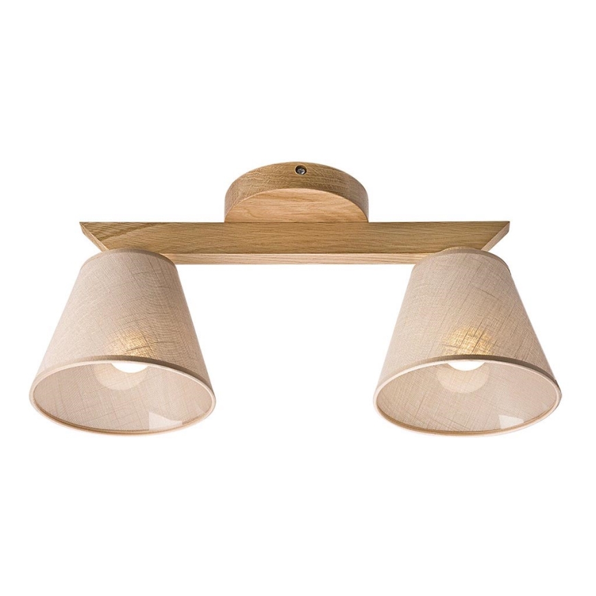 Plafonier ANTONIO embutido 2xE14/40W/230V carvalho