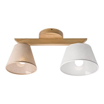 Plafonier ANTONIO embutido 2xE14/40W/230V carvalho