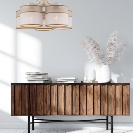 Plafonier ANDREA 5xE27/60W/230V faia