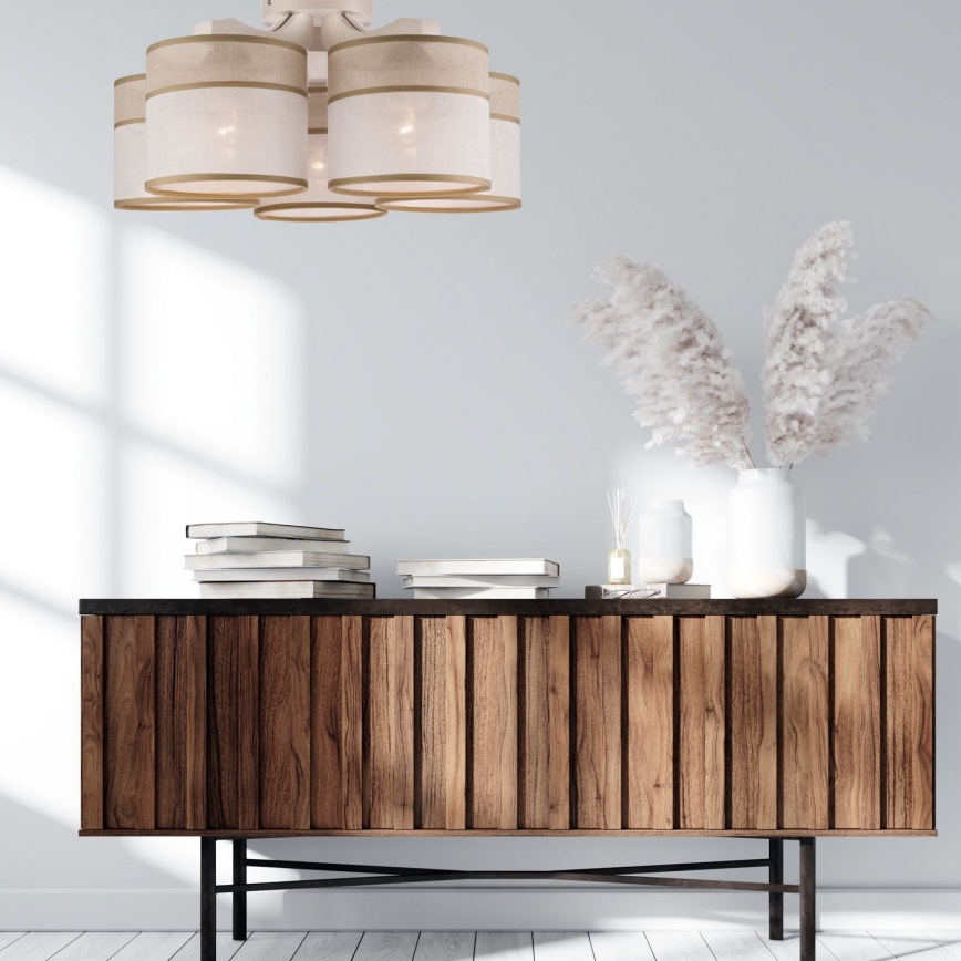 Plafonier ANDREA 5xE27/60W/230V faia