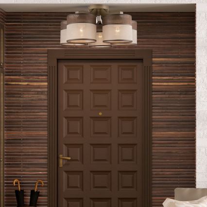 Plafonier ANDREA 5xE27/60W/230V faia