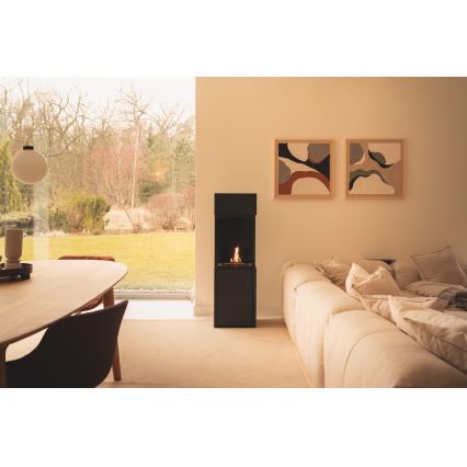 Planika - Lareira BIO com comando 126,2x40 cm 3,5kW/230V preto