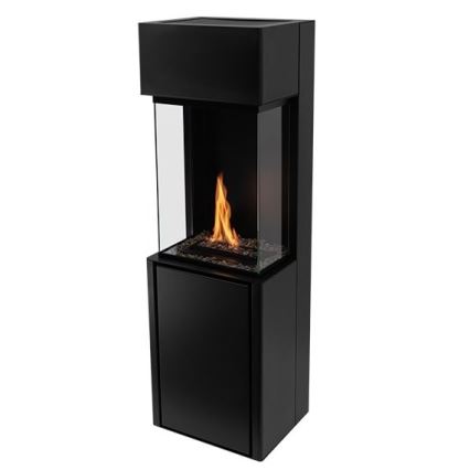 Planika - Lareira BIO com comando 126,2x40 cm 3,5kW/230V preto