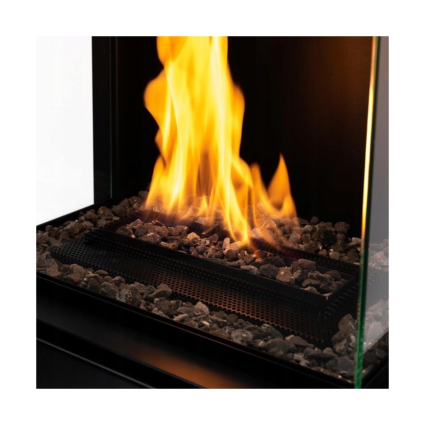 Planika - Lareira BIO com comando 126,2x40 cm 3,5kW/230V preto