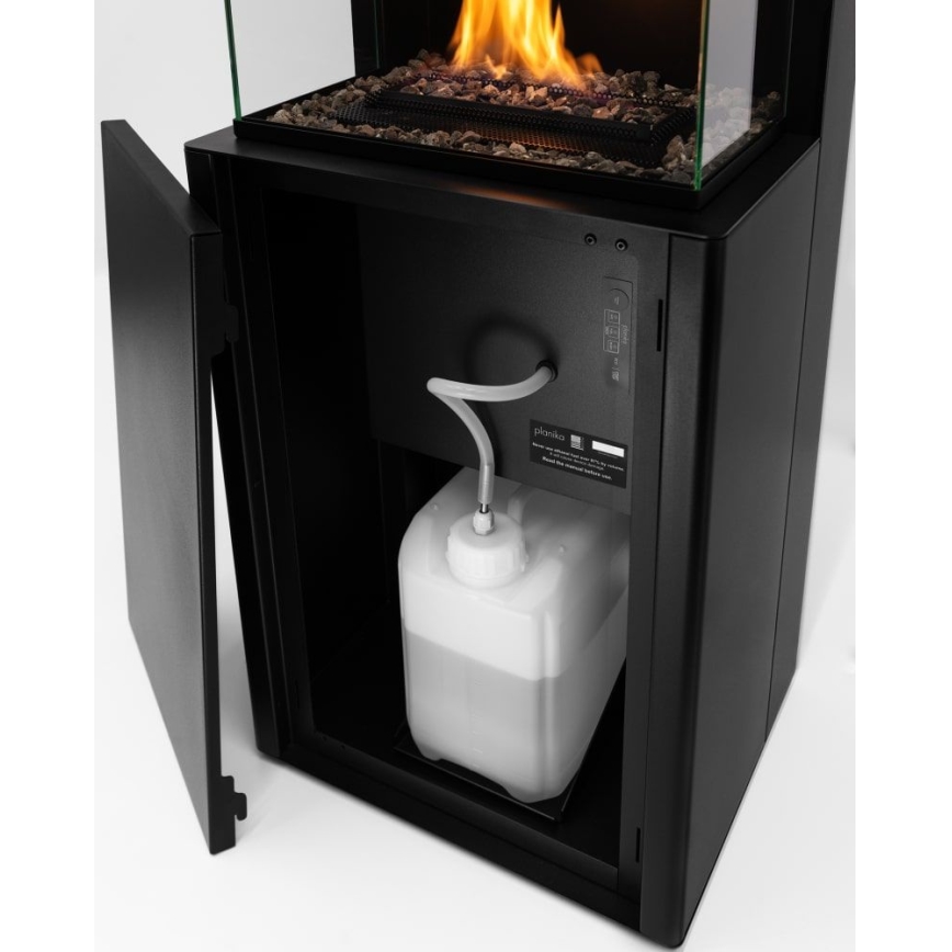 Planika - Lareira BIO com comando 126,2x40 cm 3,5kW/230V preto