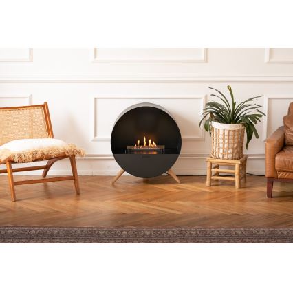 Planika - Lareira BIO com comando 72,6x65 cm 2,5kW/230V preto