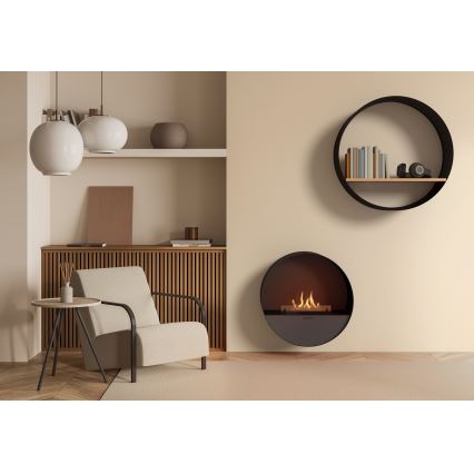 Planika - Lareira BIO com comando 72,6x65 cm 2,5kW/230V preto