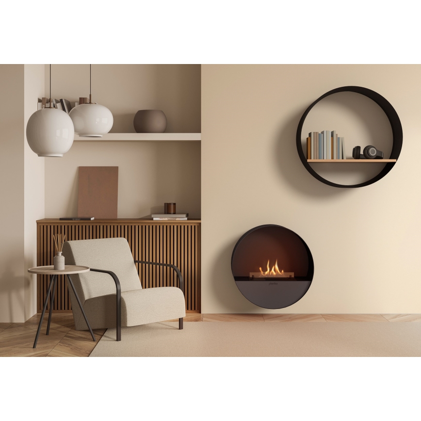 Planika - Lareira BIO com comando 72,6x65 cm 2,5kW/230V preto