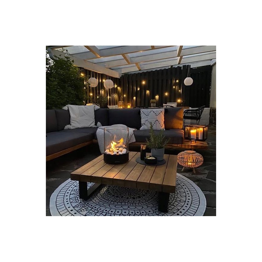 Planika - Lareira a bioetanol 32,1x25,1 cm 2,5kW preta