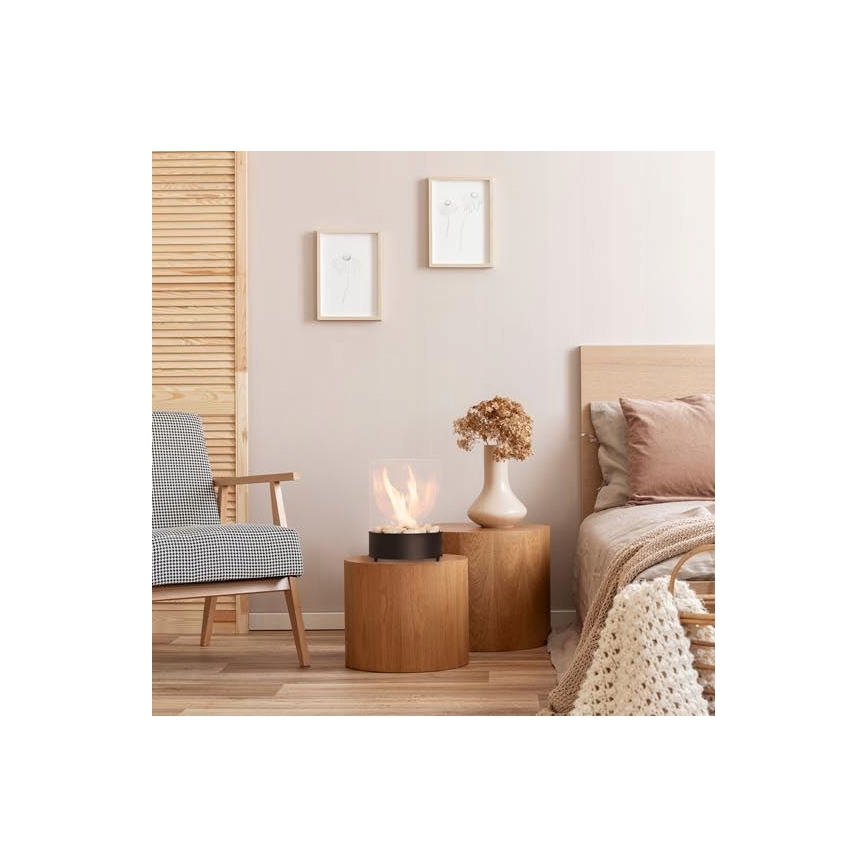 Planika - Lareira BIO 36,3x25,1 cm 2,5kW preto