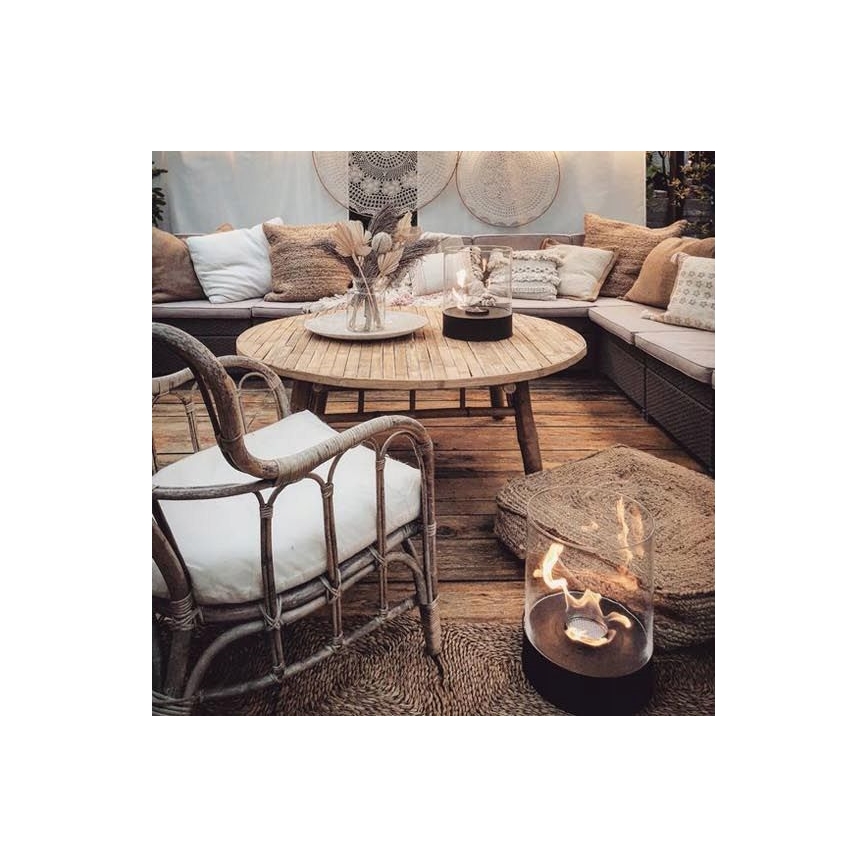 Planika - Lareira BIO 36,3x25,1 cm 2,5kW preto