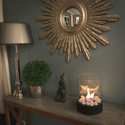 Planika - Lareira BIO 36,3x25,1 cm 2,5kW preto