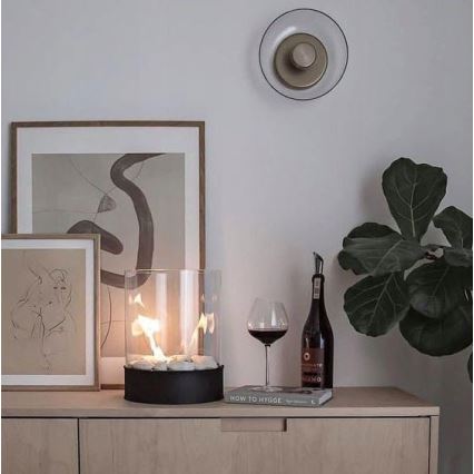 Planika - Lareira BIO 36,3x25,1 cm 2,5kW preto