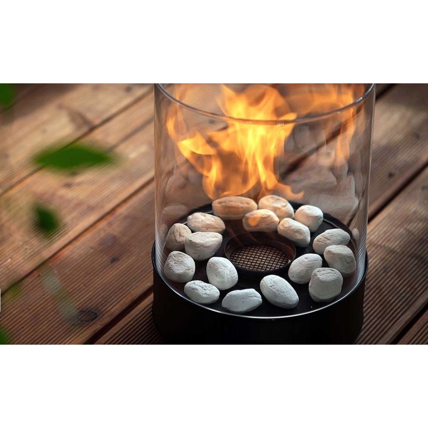 Planika - Lareira BIO 36,3x25,1 cm 2,5kW preto