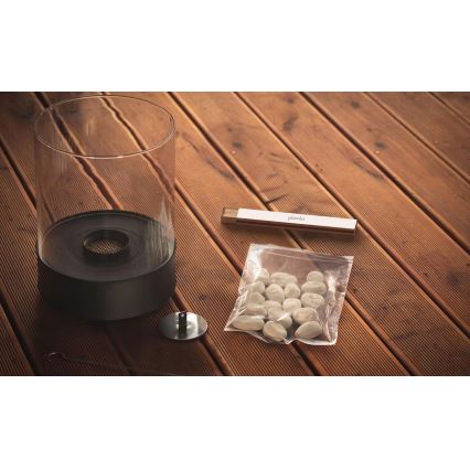 Planika - Lareira BIO 36,3x25,1 cm 2,5kW preto