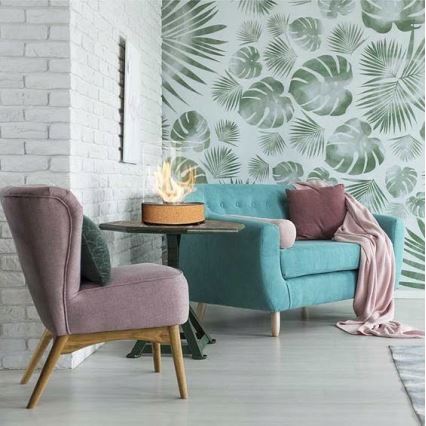 Planika - Lareira BIO 36,3x25,1 cm 2,5kW bege