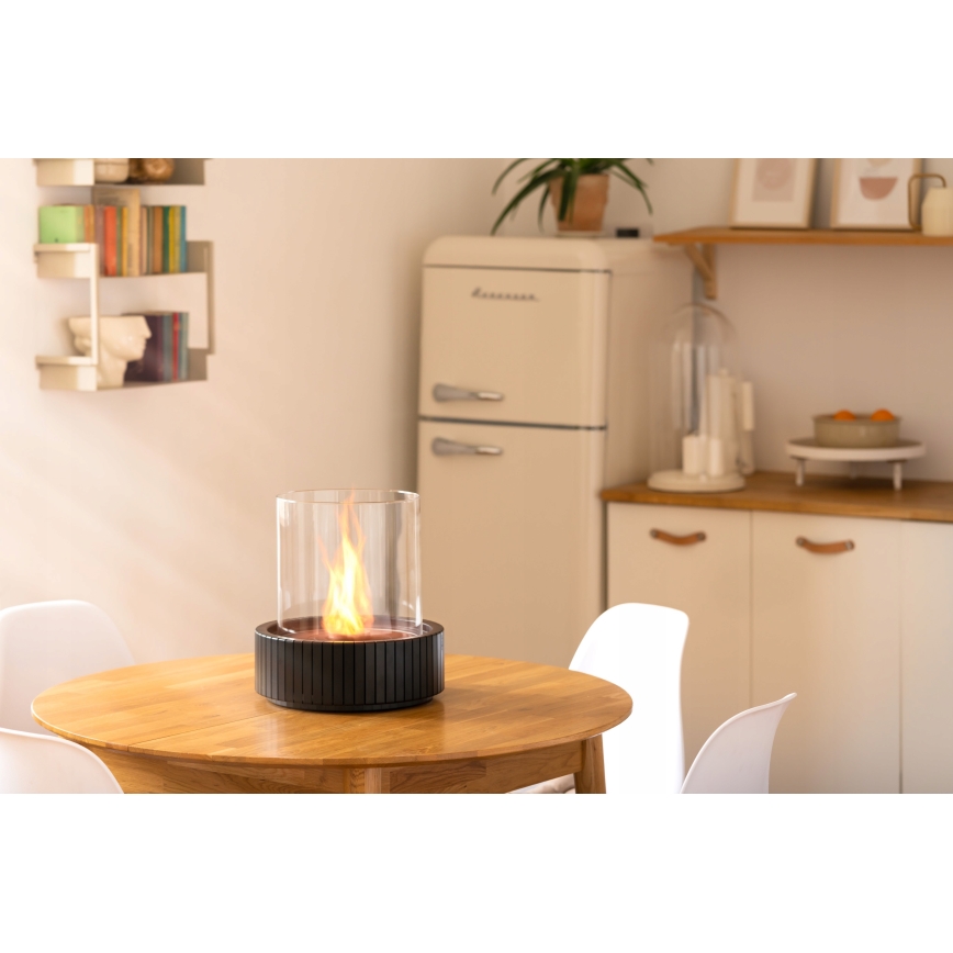 Planika - Lareira BIO 35,3x25,1 cm 2,5kW preto