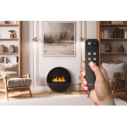 Planika MISTY - Lareira a vapor de água com comando 72,9x65,3 cm 125W/230V preto