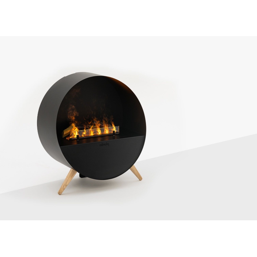 Planika MISTY - Lareira a vapor de água com comando 72,9x65,3 cm 125W/230V preto