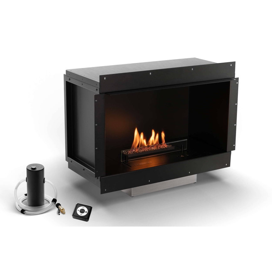 Planika - Lareira universal incorporada BIO com comando 56,2x75 cm 2,5kW/230V