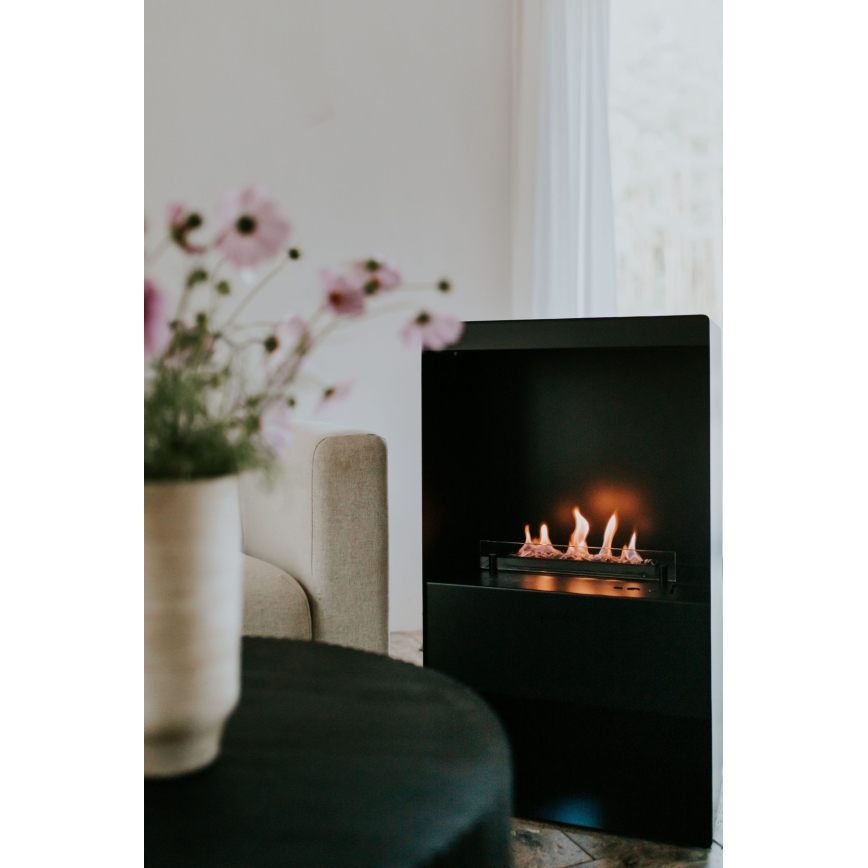 Planika - Lareira BIO com comando 83,5x48 cm 2,5kW/230V preto