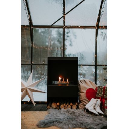 Planika - Lareira BIO com comando 83,5x48 cm 2,5kW/230V preto